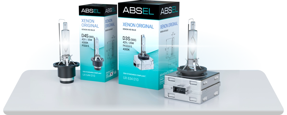 Xenon lamps demonstration